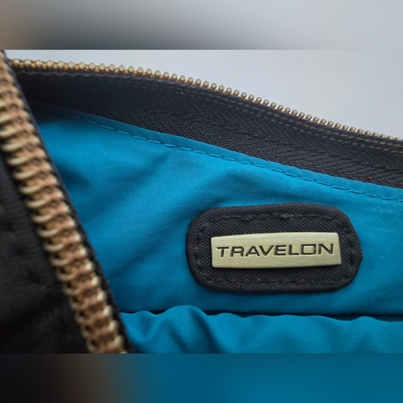 Travelon Black Crossbody Shoulder Bag - Picture 4 of 5